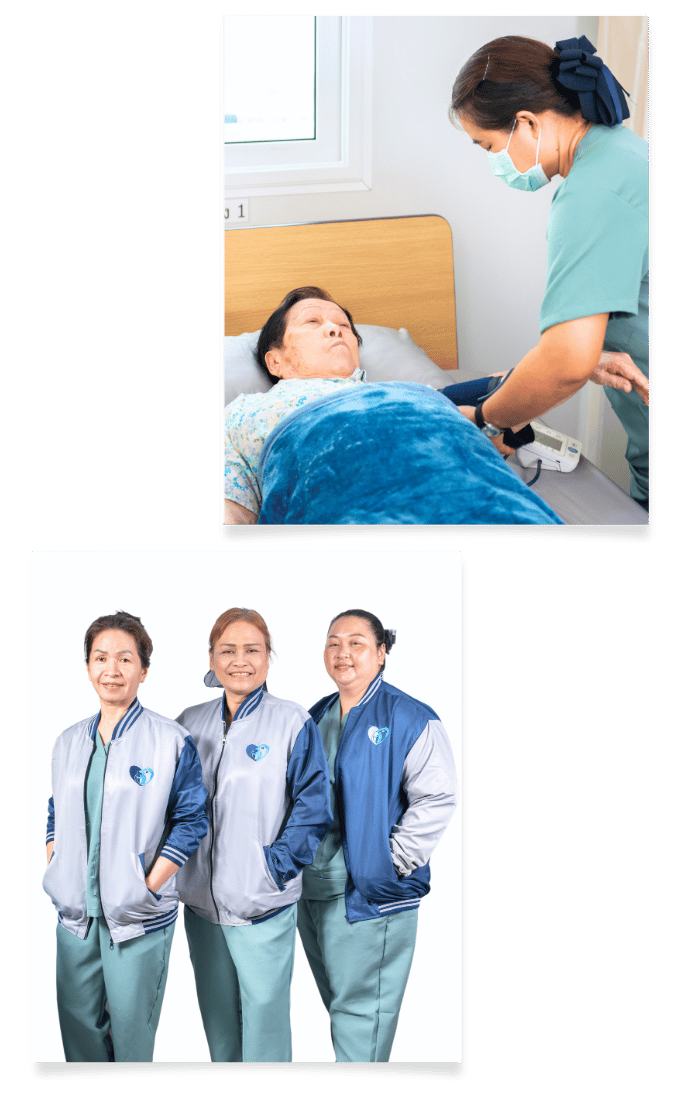 พยาบาลวิชาชีพภายในศูนย์
